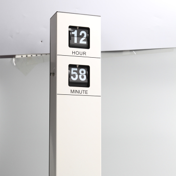 Long Pendulum Hanging Flip Clocks White