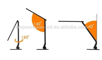 2016 Taotronics led desk lamp/reading lamp with 4 color temperature modes/5teps dimming/auto timer