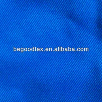 Inherenty FR polyester double warp single weft twill fabric