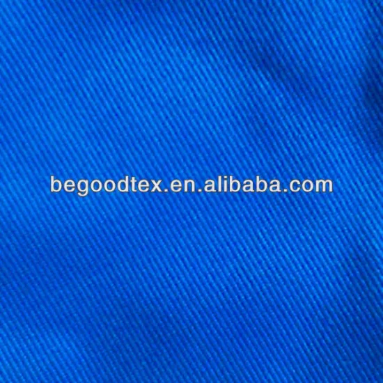 Inherenty FR polyester double warp single weft twill fabric