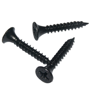 China Factory Manufacturer: Affordable Black Fine Thread Gypsum Drywall Screws - Sizes 3.5*25mm and 1-1/4