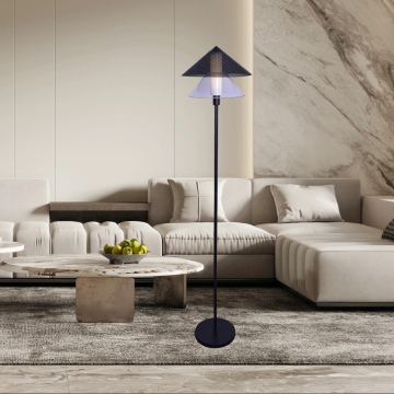 Nordic Design Iron Glass Acrylic Modern Hotel Floor Lamp