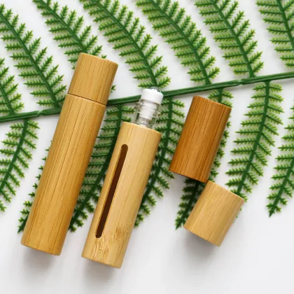 Bamboo Shell Roller Perfume Bottles