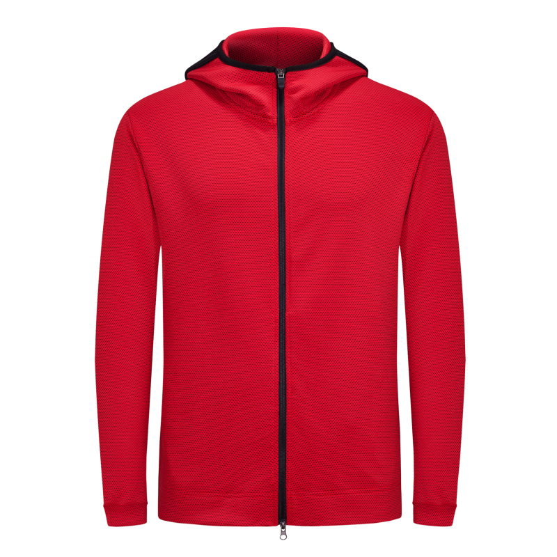 men Jacket women polyester hooded sport running jacket