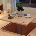 Levante el mecanismo de plegado de tatami para la mesa de café