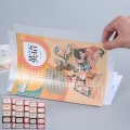 A4 10sheets/set Transparent Self-adhesive Film Book Cover Slipcase CPP Safety Waterproof Nubuck Material 16K/22K Hot sale