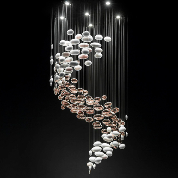 Modern Customizable Glass Crystal Chandelier
