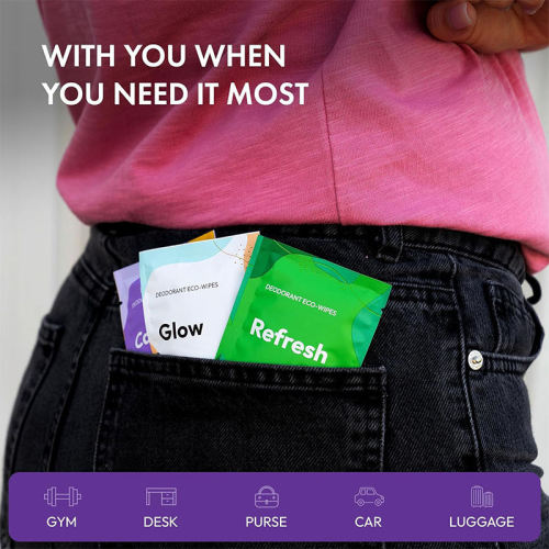 Khăn lau khử mùi khử mùi dành cho nữ có mùi thơm hoa oải hương tùy chỉnh