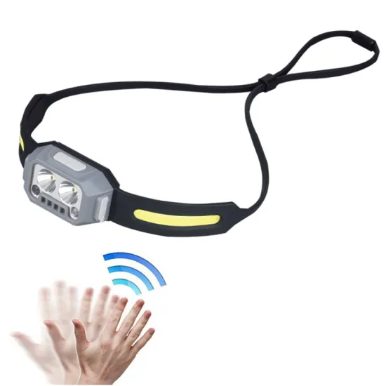 USB Rechargeable Sensor LED Headlamp for Safety & Comfort during Camping