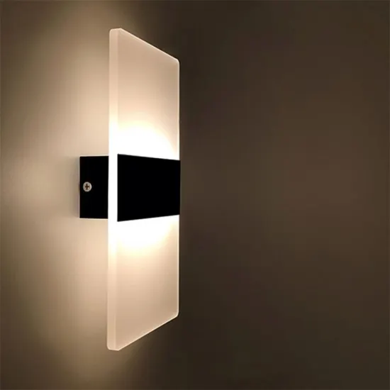 220V 110V LED Wall Light for Bedroom, Bedside, Living Room, Balcony, Aisle, and Corridor