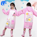 PVC Long Waterproof Yellow Raincoat