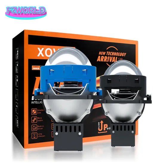 6000K 160W 50000LM 3 Inch Bi LED Projector Lens for Car Headlights Retrofit Kits