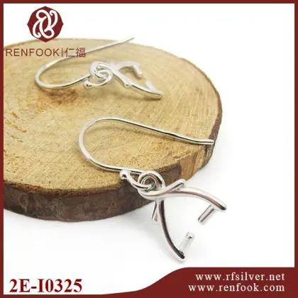 Handcrafted earrings jewellery 925 sterling silver ear ring