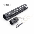 AT3 Black 7" 9" 10" 12" 13.5" 15" inch AR-15 Free Float Keymod Handguard Picatinny Rail for Hunting Tactical Scope Mount System