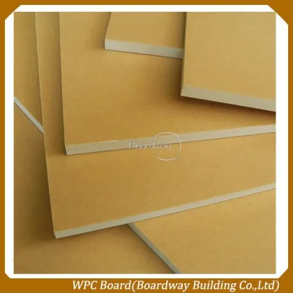 Smooth Surface Mould Proof WPC Plastic Building Template