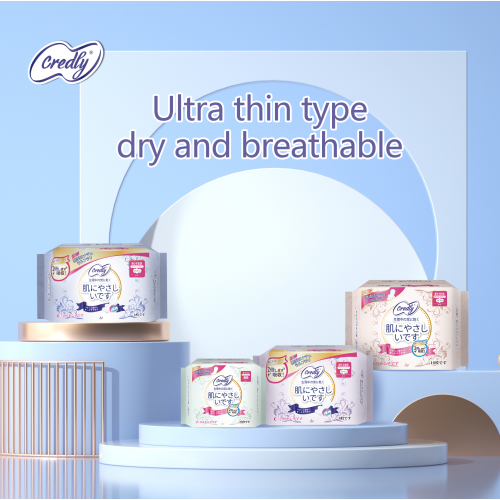 Ultradünne atmungsaktive Sanitärserviette für die Nacht