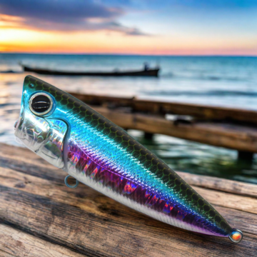 Long Casting Pencil Lure Popper Wobblers Collection - Big Game Stick Baits with Abalone Shell