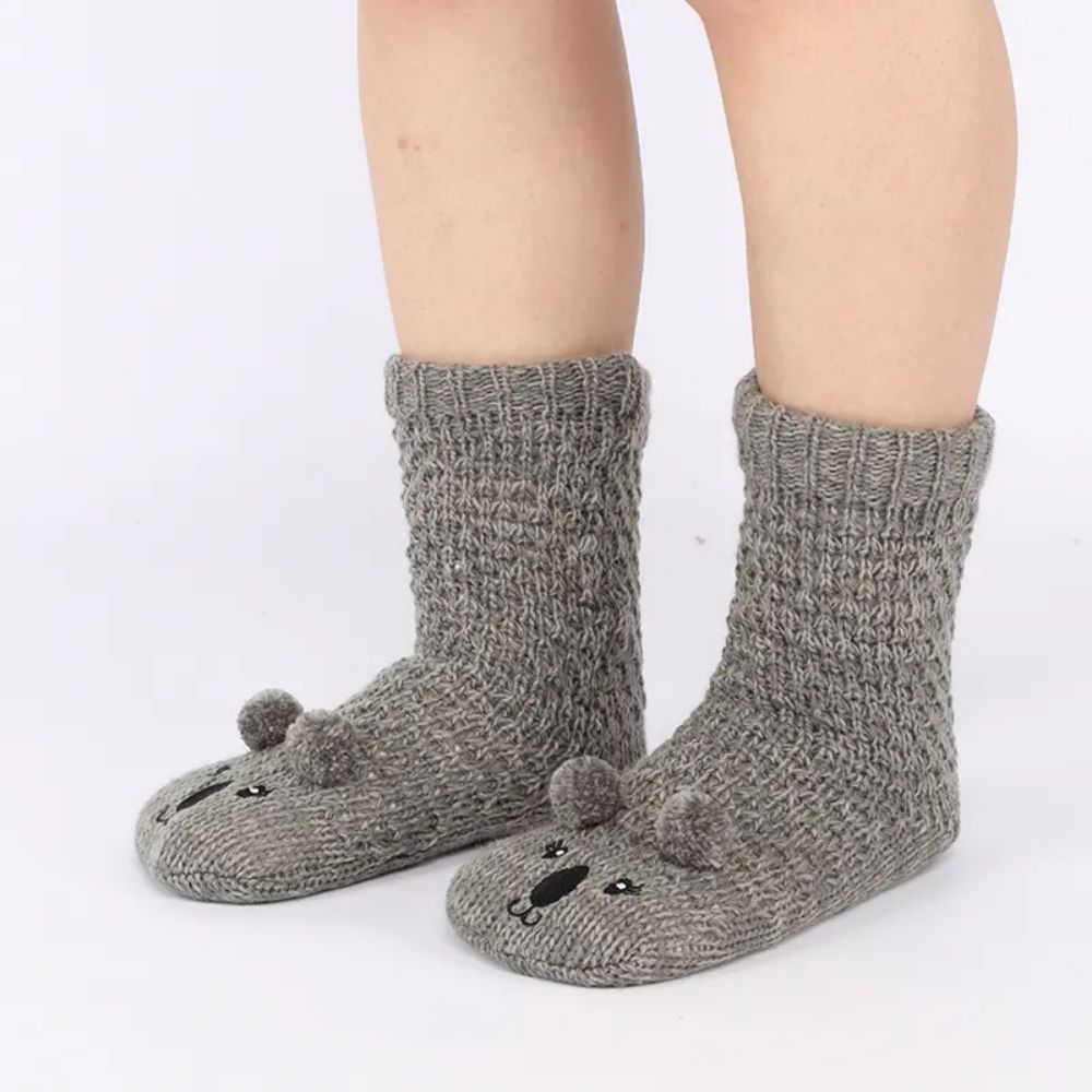 Cute Sweater Slipper Socks