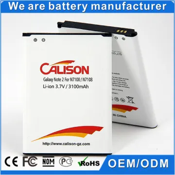 n7100 mobile phone recharging battery for Samsung GALAXY NOTE 2/N7100/N719