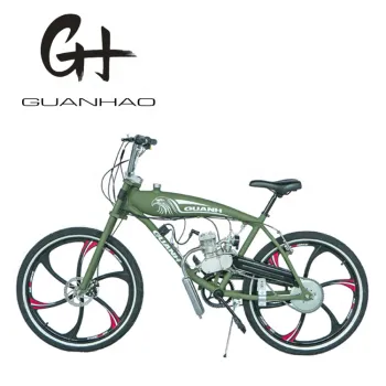 26 Inch Mag Wheel 80CC 2 Stroke Gas Motorbike with Aluminum Frame