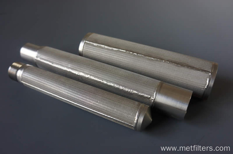 Rolling Forming Sintered Metal Filter Elements 30-160mm