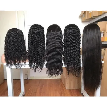 Raw Indian Virgin cuticle aligned hair Lace Frontal Closure Wigs For Black Women Natural 100% Human Hair Full Hd Lace Front wig