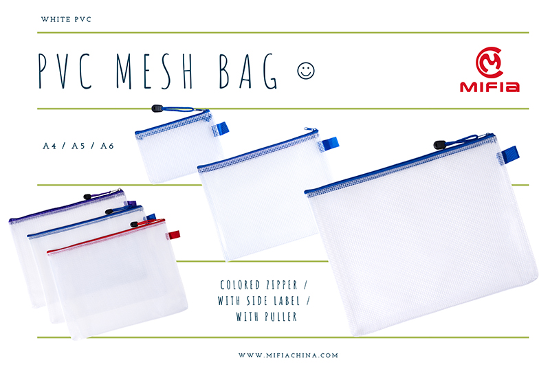 PVC Mesh Bag with Cubic Corner