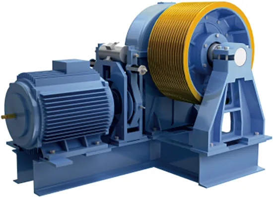 Large Capacity Geard Elevator Traction Machine Lift Motor