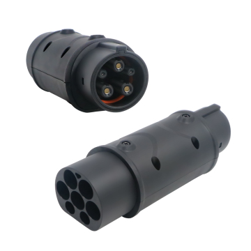 Type 2 to Type 1 EV Adapter: AC 220V 32A 3.5KW Charging Adaptor