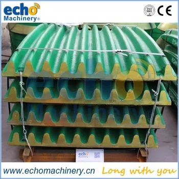 qualified Terex Finlay jaw crusher jaw die