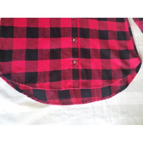 Women Causal Shirt With Pocket Women Casual Y/D Flannel Shirt Factory