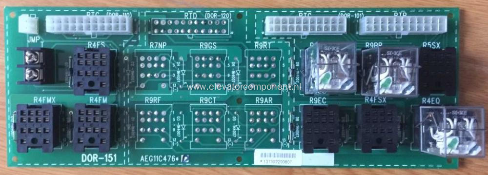 LG Elevator Relay PCB DOR-151