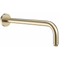 Brushed Gold Round Brass Shower Arm