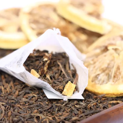 Organic Bagged Pu'er Tea with Lemon Flavor