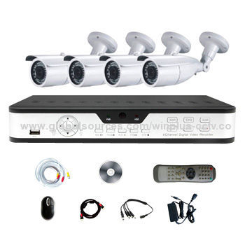 4Ch Real-time 1080P SDI DVR with 4x 1080P SDI Camera Kit