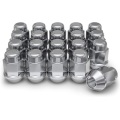 White Knight 1707S-20am Chrome Bulge Acorn Lug Nut