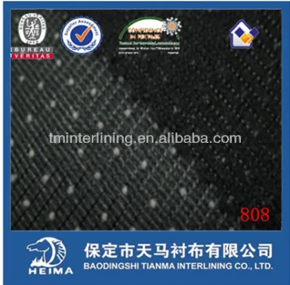 wovens fusible interlining for suits apparel 8395N