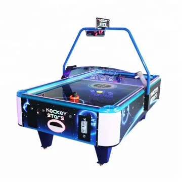 Indoor Entertainment: Coin-Operated Table Air Hockey Game Machine for Kids' Parks and Amusement Centers