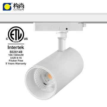 Manufacturer Commercial Single Phase 15W COB LED Track Light - US Standard, Anti-Glare, Flicker-Free