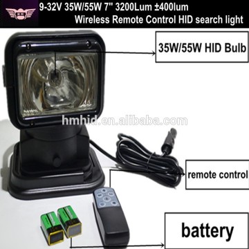55w hid search light /hid remote control search light / hid driving light