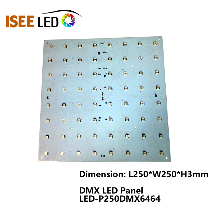300MM DMX512 ਨੂੰ ਨਿਯੰਤਰਿਤ ਡਿਜੀਟਲ LED RGB ਪੈਨਲ