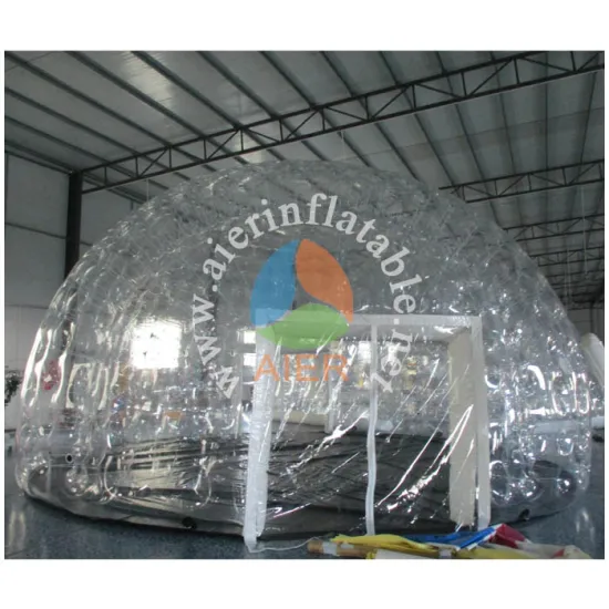 2017 Aier inflatable bubble dome tent/inflatable transparent tent/clear smooth inflatable bubble tent