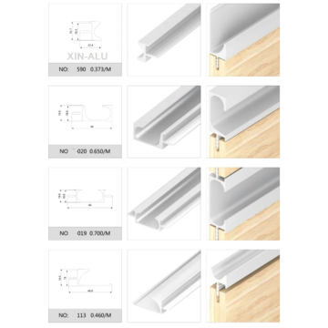 Aluminum Handles for Custom Kitchen Cabinet Doors