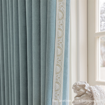 Suncreen Thickened Embroidered Chenille Jacquard Curtains