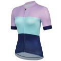 Dames essentiële klassieke jersey fietsende trui met korte mouwen