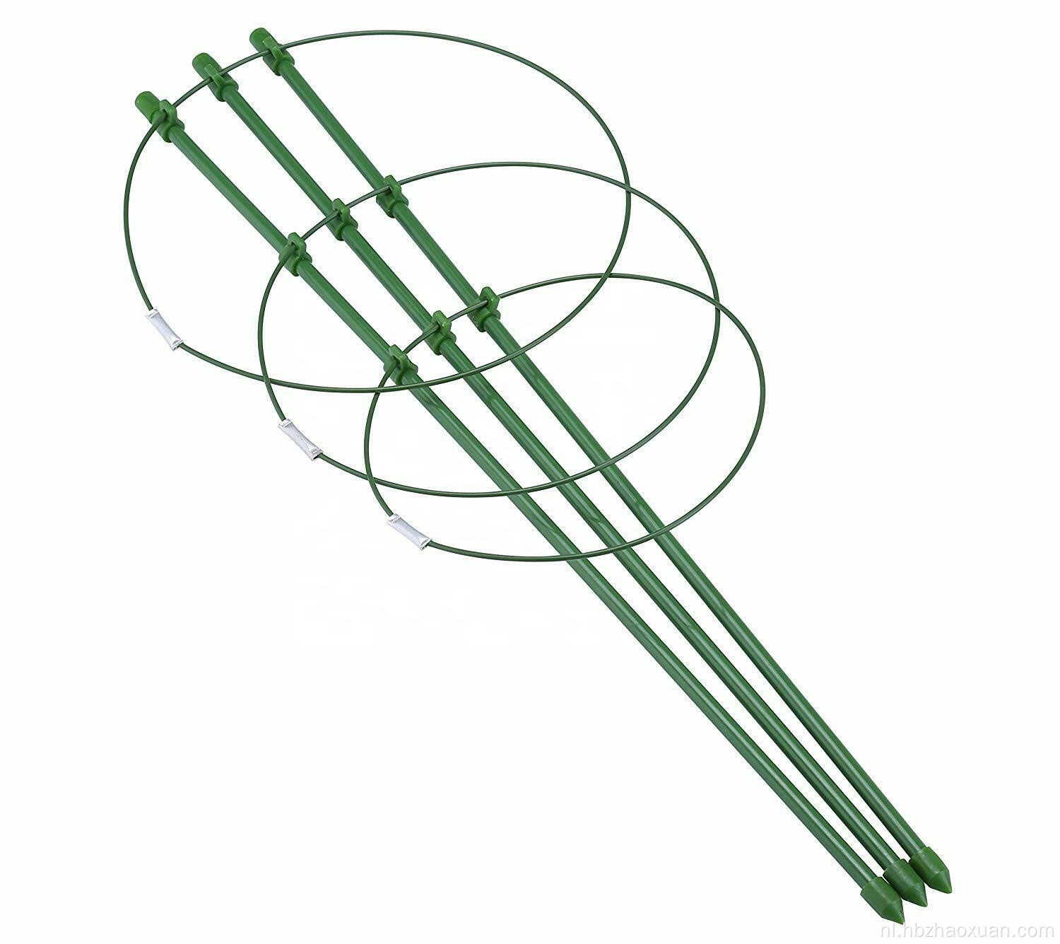 Klimplantondersteuning trellis tomatenbloem 3 ringen