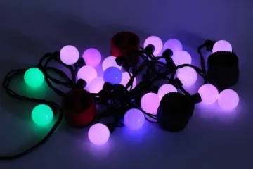 Smart led string speakers lights outdoor