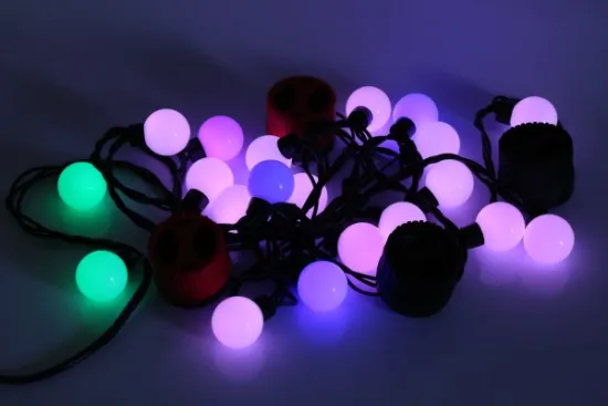 Smart led string speakers lights outdoor