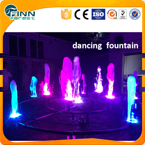 3m garden fountain decoration of building decoration with light and music