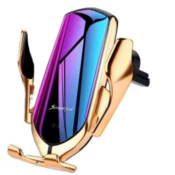 15W Fast Charging Wireless Charger & USB Car Phone Holder for iPhone
